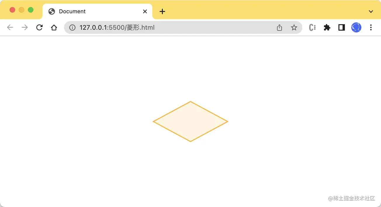 带你了解HTML5 SVG，看看怎么绘制自适应的菱形