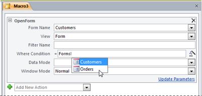 使用 IntelliSense 输入表达式