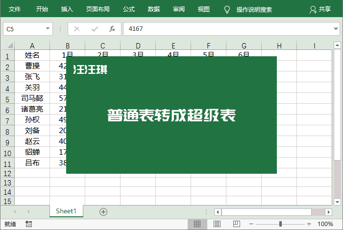 Excel万能快捷键之Ctrl+T的十大使用方法