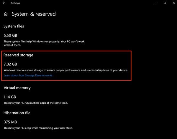 Win10预留7GB空间怎么取消？Win10 19H1禁用7GB空间占用方法